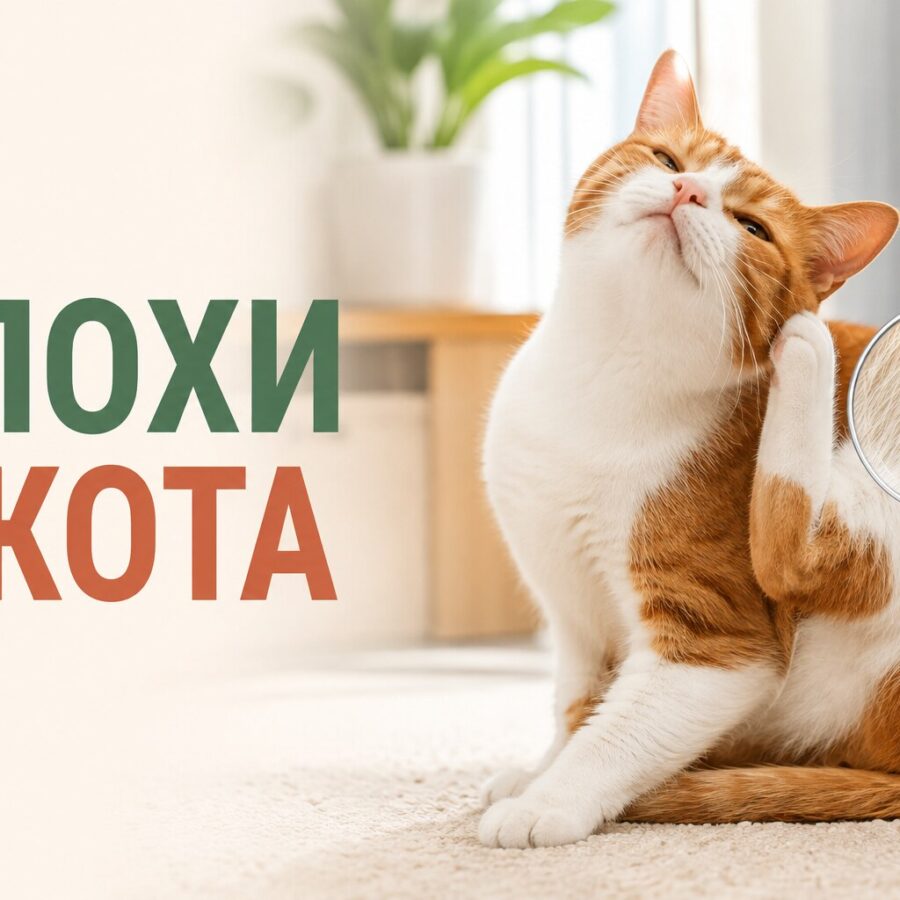 Блохи у кота