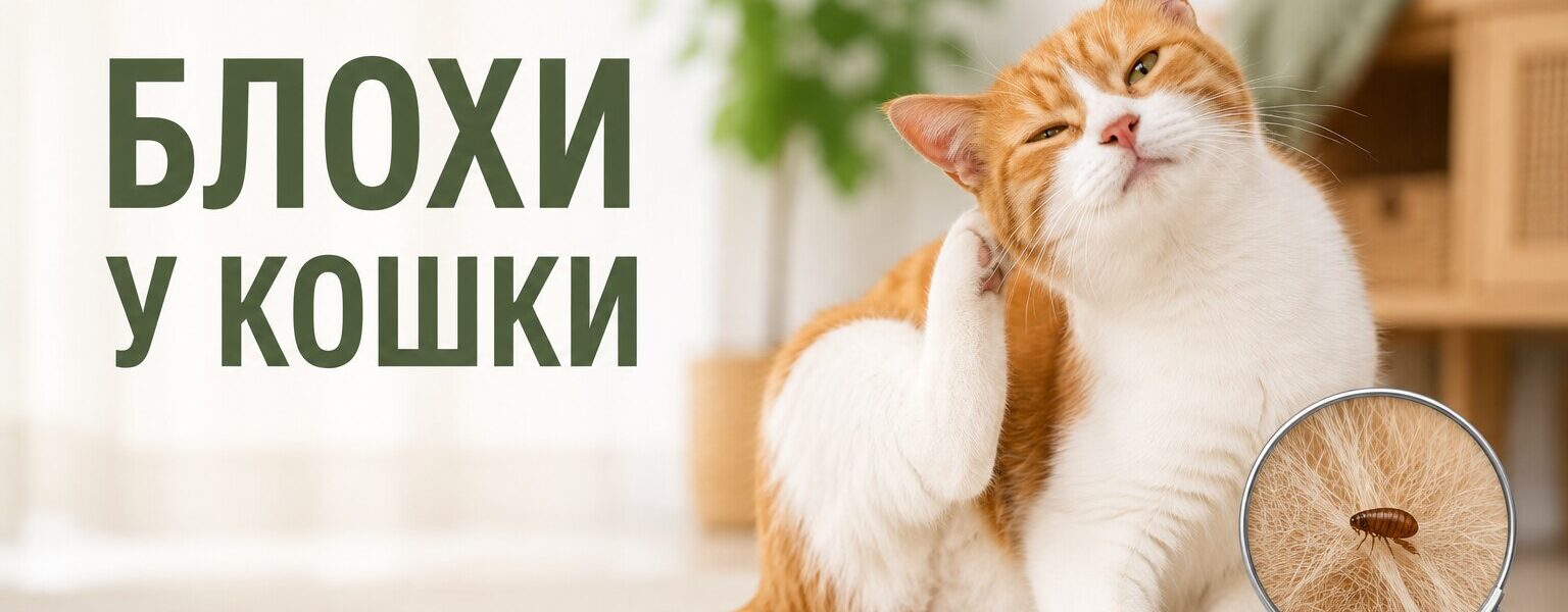 блохи у кота