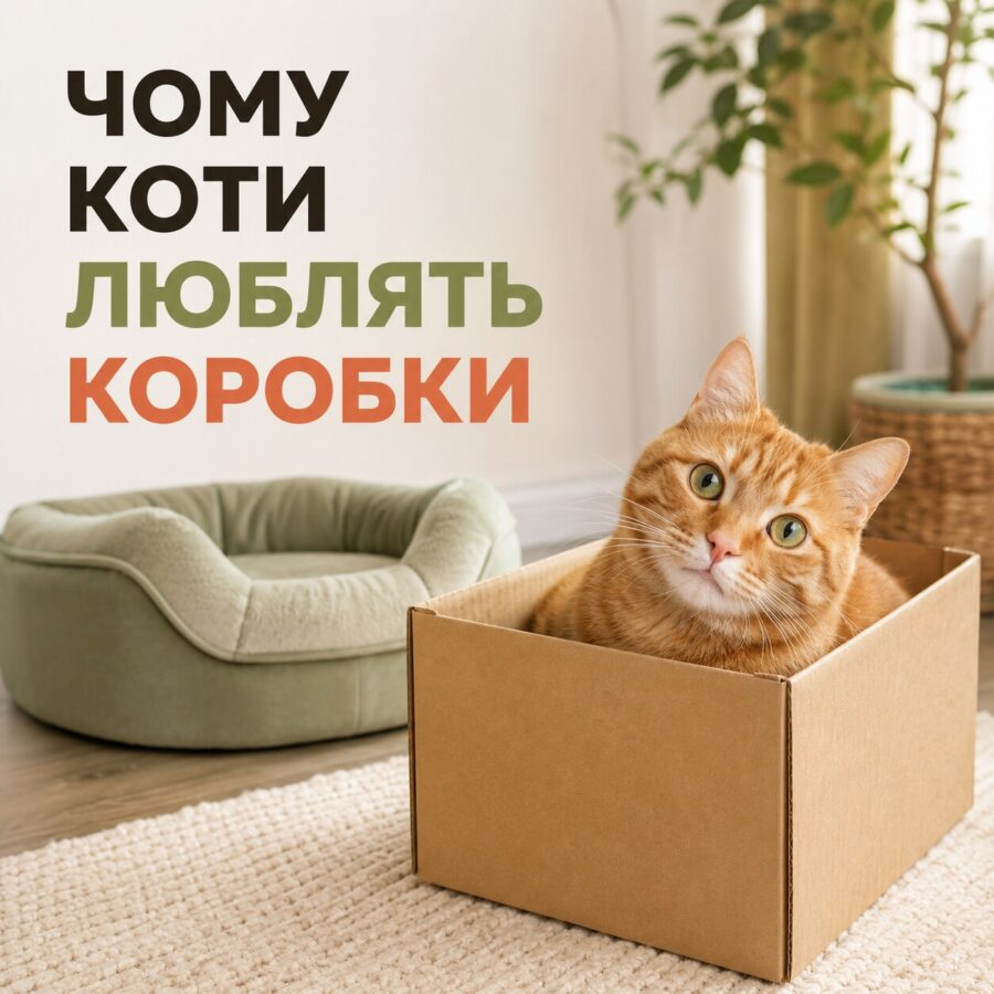 Чому коти люблять коробки
